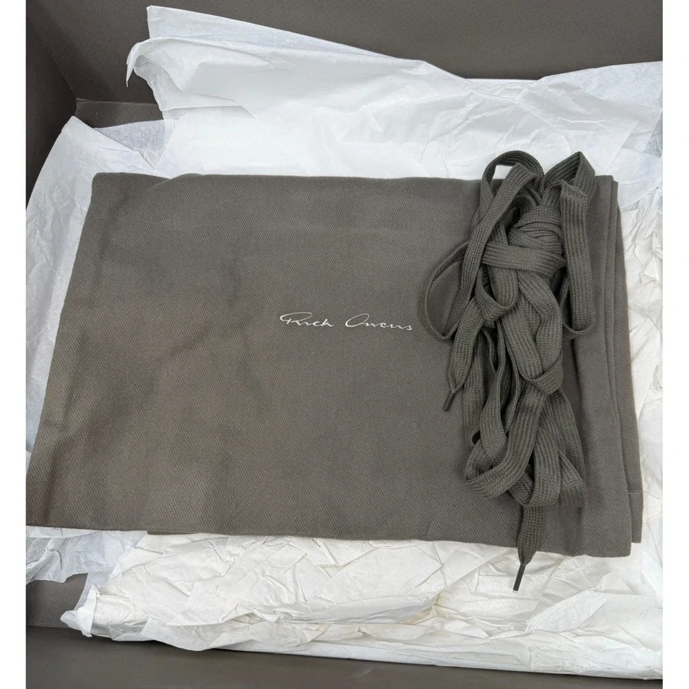 Rick Owens Runway Mega Geobasket High Sneaker Grey Size 7 US 40 EU